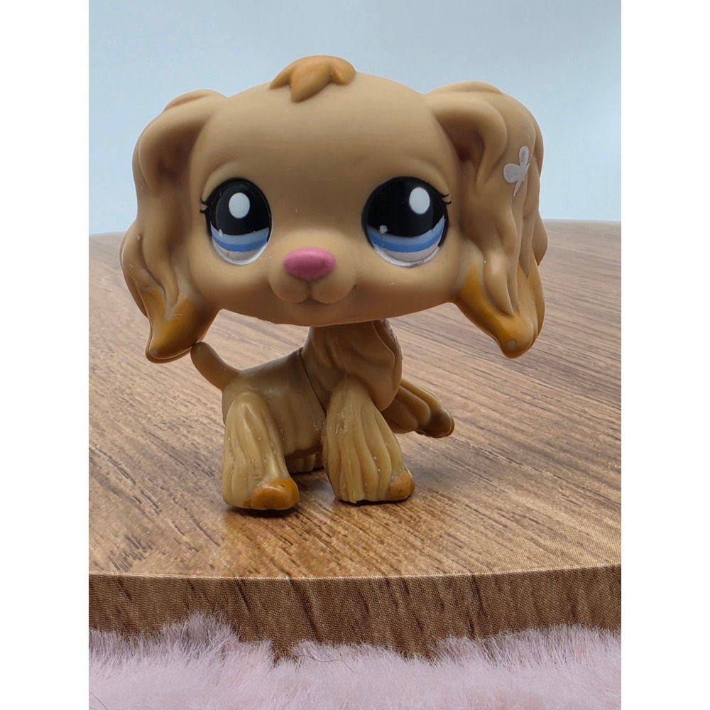 Littlest Pet Shop Golden Cocker Spaniel #1716 Dog Figure Dollhouse Accessories - Picture 8 of 16